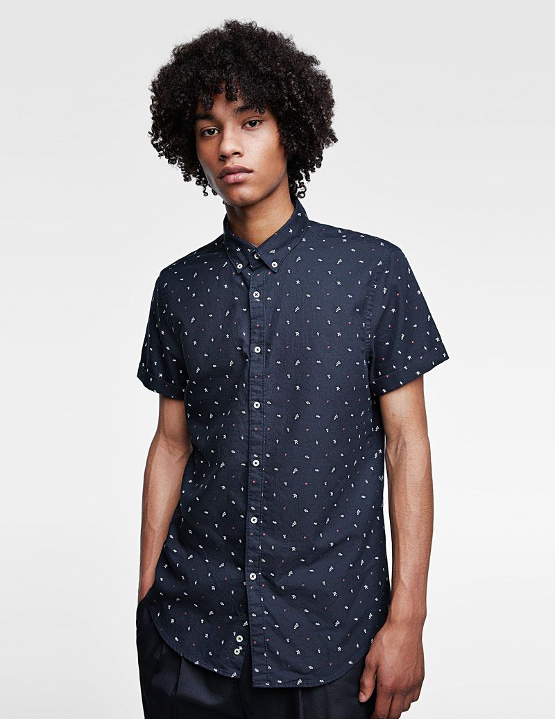 Printed Oxford Shirt
